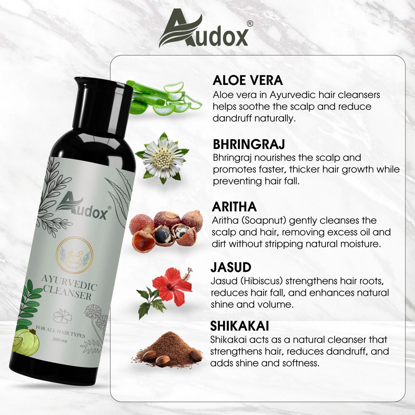 Audox Ayurvedic Hair Cleanser