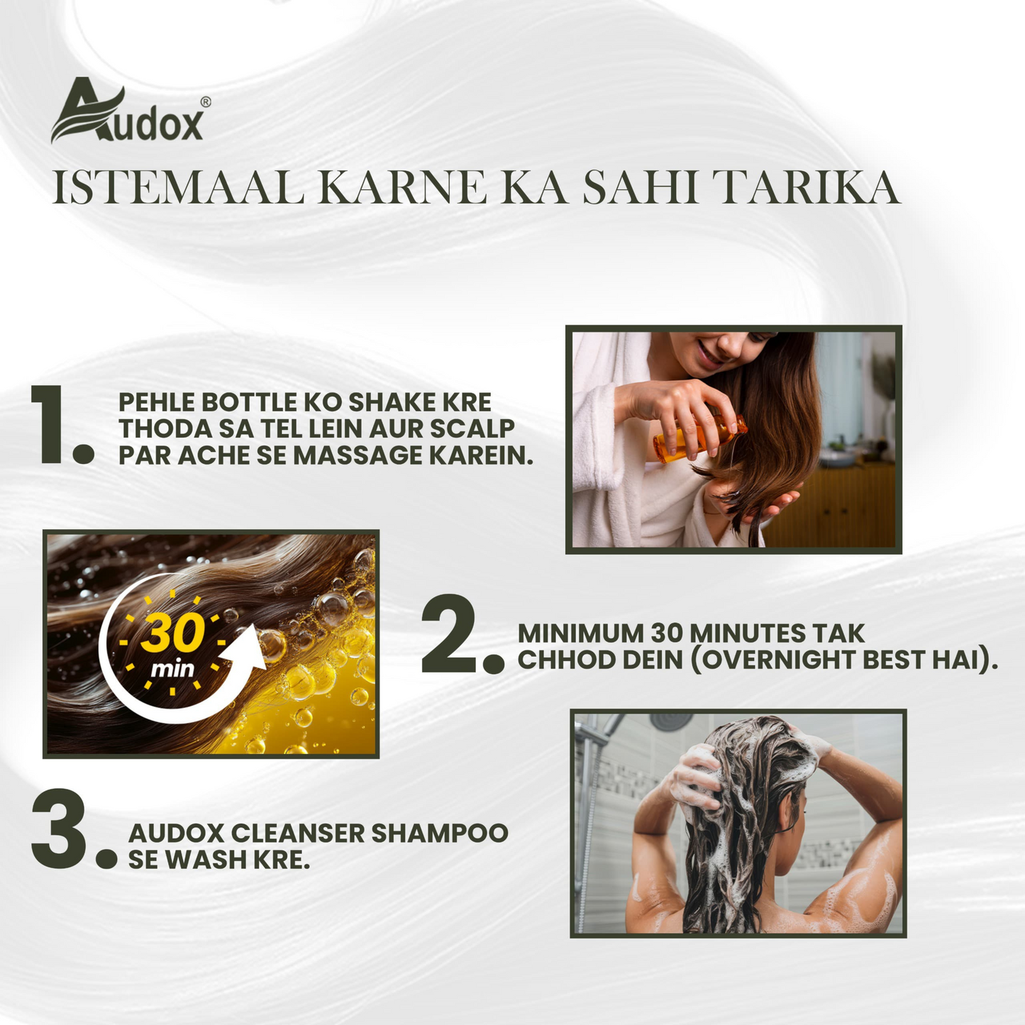 Audox Ayurvedic Hair Oil – 120 ml