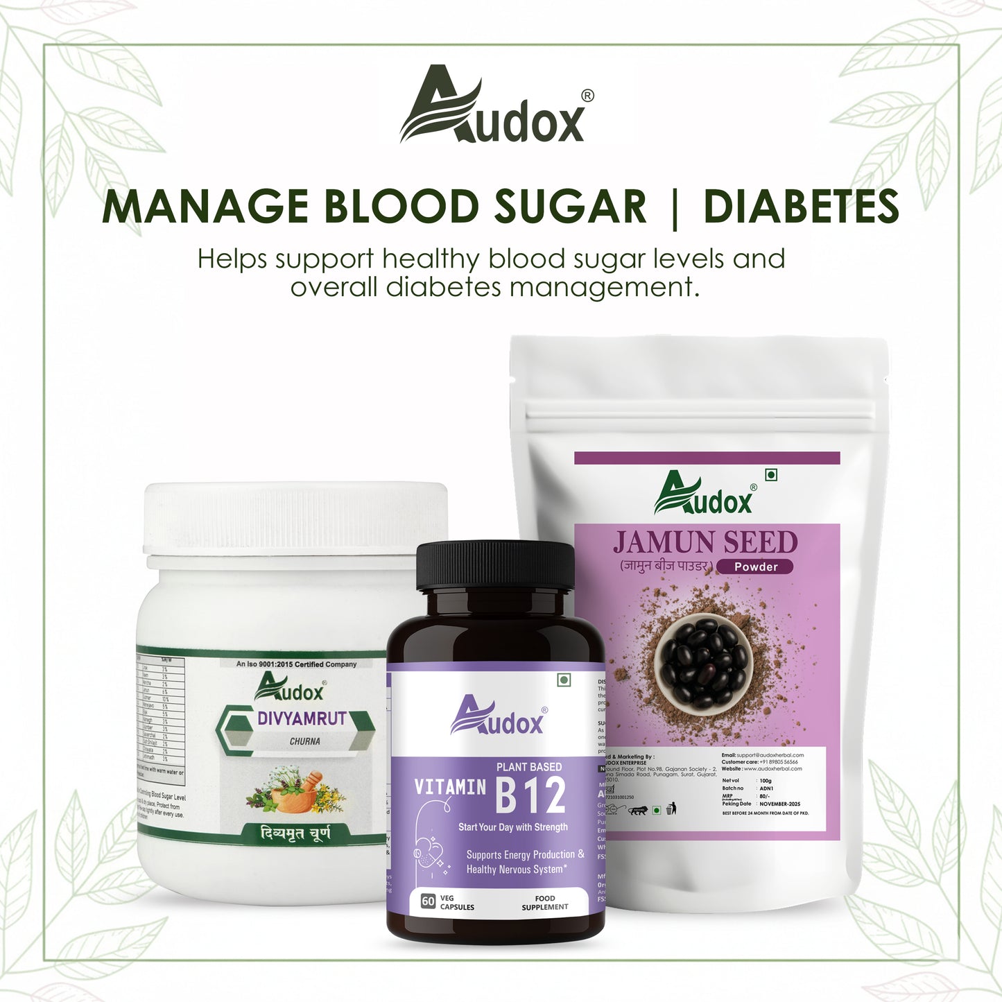 MANAGE BLOOD SUGAR | DIABETES