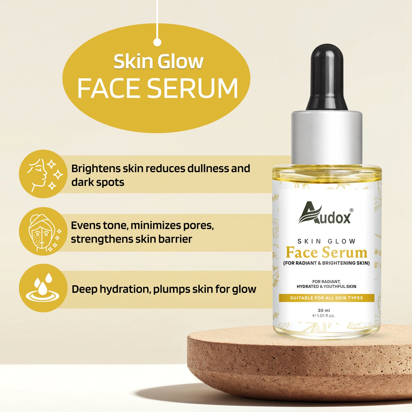 Audox Skin Glow Face Serum