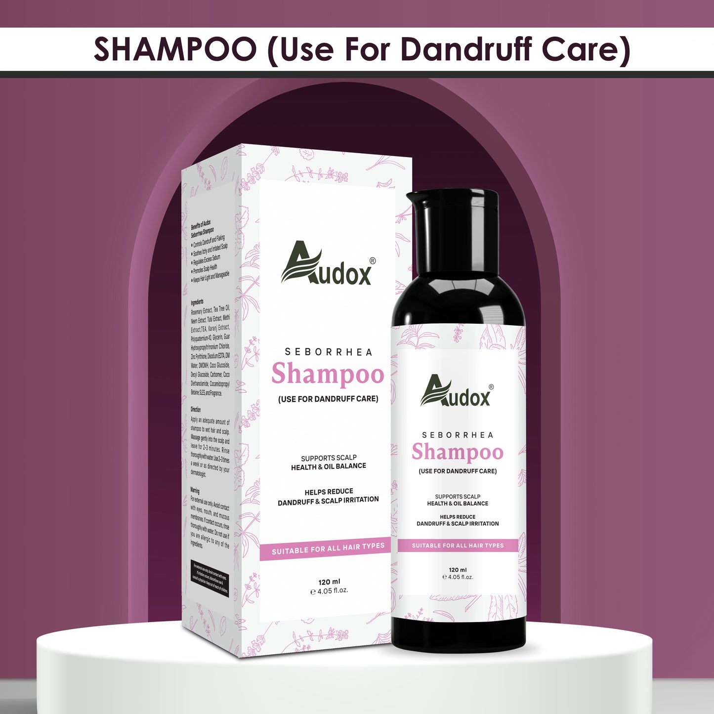 Audox Seborrhea Shampoo - (For Dandruff)