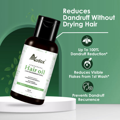 Audox Seborrhea Hair Oil - (For Dandruff)